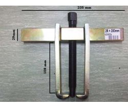 Ściągacz do łożysk, łożyskowy 200mm rozstawu, polski ściągacz dwuramienny do kół pasowych, 200-mm