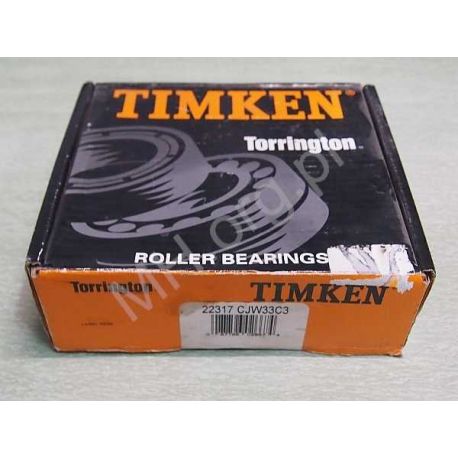 Łożysko 22317 CJW33C3 - 80x180x60 - TIMKEN - łożysko baryłkowe dwurzędowe