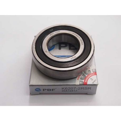 Łożysko K 6207 FŁT - 35x72x17 - POLSKA PRODUKCJA - K6207-2RSR, 35x72x17