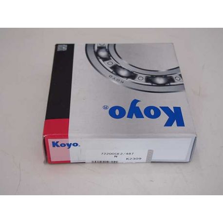 Łożysko 72200C-N, 72487-N - KOYO - 72200CE2/487 - 50,8x123,825x36,512
