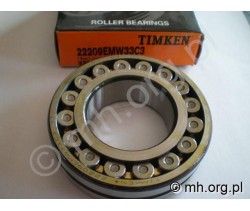 Łożysko 243613.0, 243613.1, 22209-EMW33C3 - 45x85x23 - TIMKEN - (kosz mosiężny)