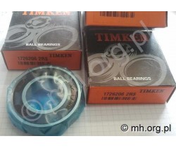 Łożysko 1726206 2RS, K 6206 2RS - 30x62x16 - łożysko samonastawne - TIMKEN