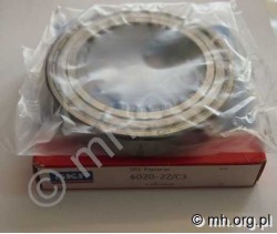 Łożysko 6020-2Z/C3 SKF, 6020 ZZC3, 6020 2Z C3 - SKF - 