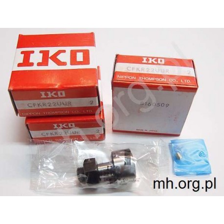 Rolka CFKR22UUR, KR22PP, KR 22 PP - IKO Japan - rolka koncentryczna z trzpieniem