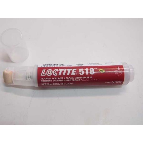 Loctite 518 - 25ml - środek do uszczelniania złączy kołnierzowych - wersja z wałeczkiem PEN
