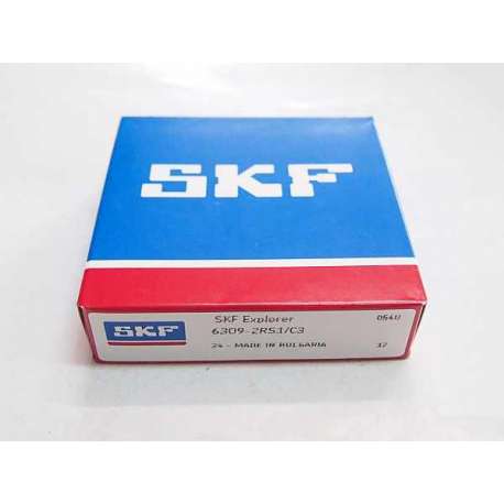 Łożysko 6309-2RS1/C3 - SKF - 45x100x25 - młocarnia BIZON - 6309 2RSC3 - SKF